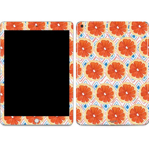 Bouffants and Broken Hearts Citrus Geo Apple iPad Skin