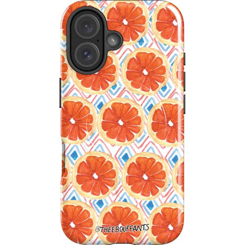 Bouffants and Broken Hearts Citrus Geo iPhone 16 Magsafe Impact Case