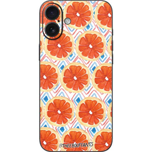 Bouffants and Broken Hearts Citrus Geo iPhone 16 Plus Skin