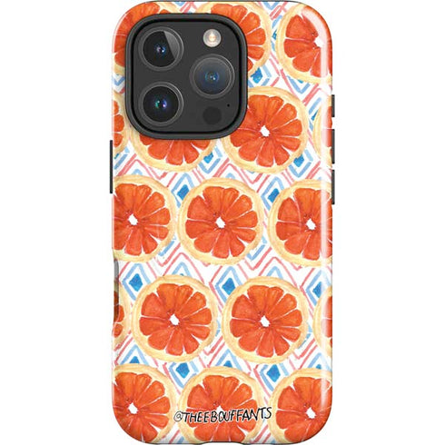 Bouffants and Broken Hearts Citrus Geo iPhone 16 Pro Max Magsafe Impact Case