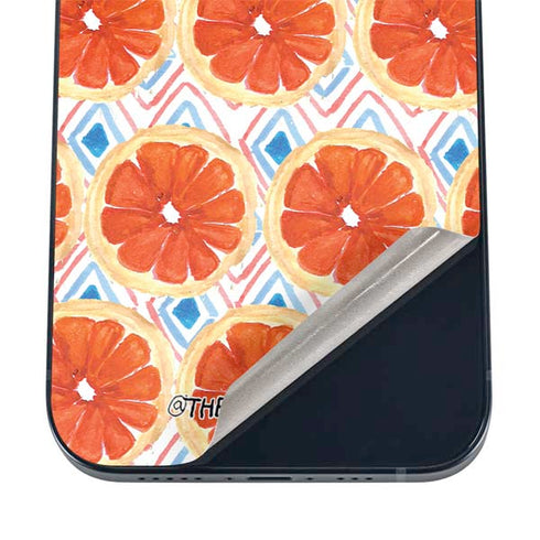 Bouffants and Broken Hearts Citrus Geo iPhone 16 Skin