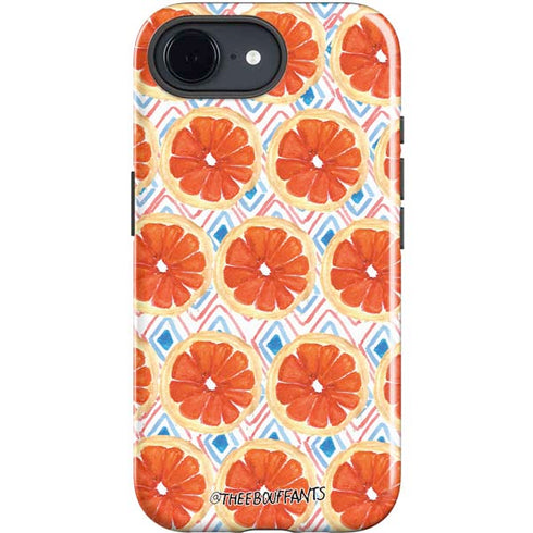 Bouffants and Broken Hearts Citrus Geo iPhone 16e Impact Case