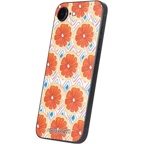 Bouffants and Broken Hearts Citrus Geo iPhone 16e Skin