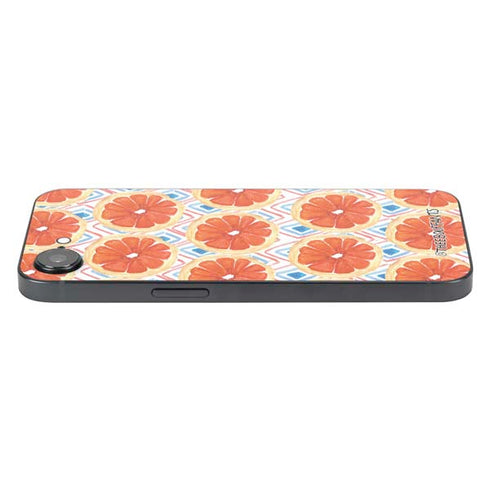 Bouffants and Broken Hearts Citrus Geo iPhone 16e Skin