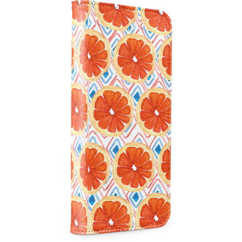 Bouffants and Broken Hearts Citrus Geo iPhone 7 Folio Case