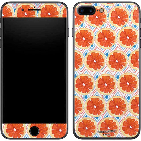 Bouffants and Broken Hearts Citrus Geo iPhone 7 Plus Skin