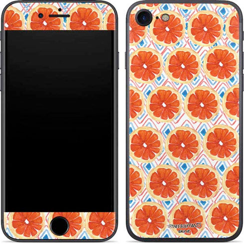 Bouffants and Broken Hearts Citrus Geo iPhone 7 Skin