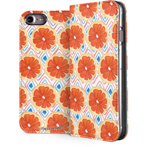 Bouffants and Broken Hearts Citrus Geo iPhone 8 Folio Case