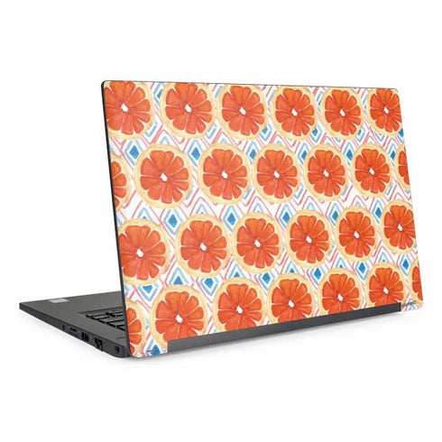 Bouffants and Broken Hearts Citrus Geo Dell Latitude Skin