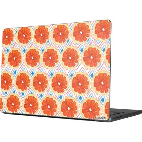 Bouffants and Broken Hearts Citrus Geo Apple MacBook Pro 14-inch Skin