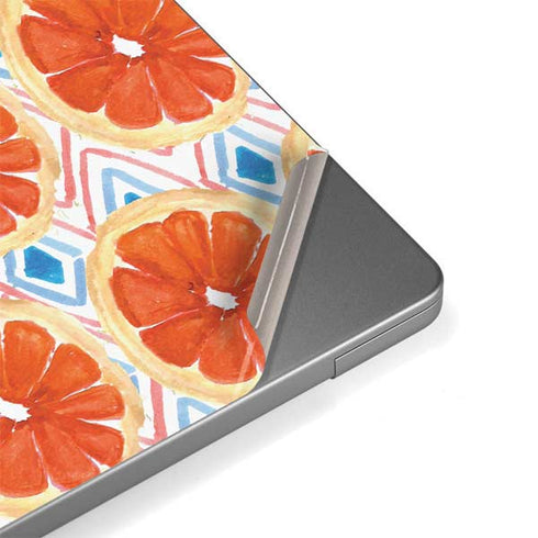 Bouffants and Broken Hearts Citrus Geo Apple MacBook Pro 14-inch Skin