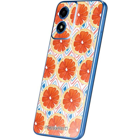 Bouffants and Broken Hearts Citrus Geo Moto G Play 4G (2024) Skin