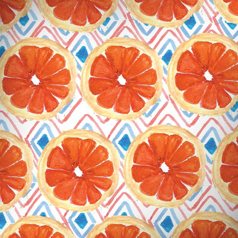 Bouffants and Broken Hearts Citrus Geo Moto G6 Skin