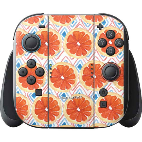 Bouffants and Broken Hearts Citrus Geo Nintendo Switch 2 (2025) with Joy-Con Skin