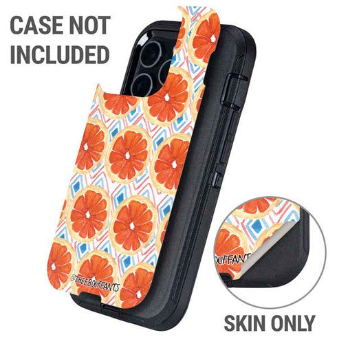 Bouffants and Broken Hearts Citrus Geo Otterbox Defender iPhone Skin