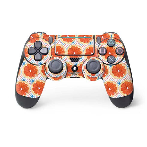 Bouffants and Broken Hearts Citrus Geo PS4 Pro/Slim Controller Skin