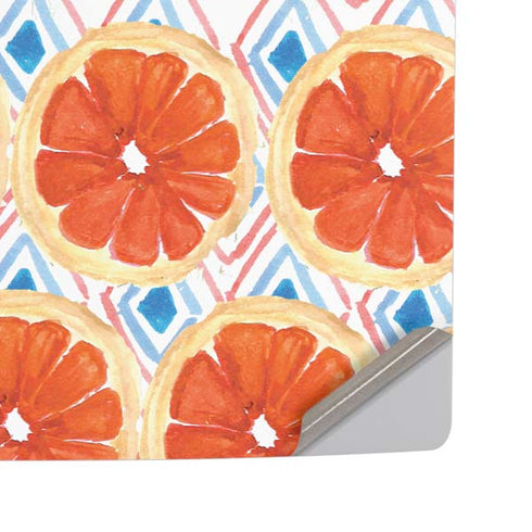 Bouffants and Broken Hearts Citrus Geo PS5 Pro Disk Console Skin