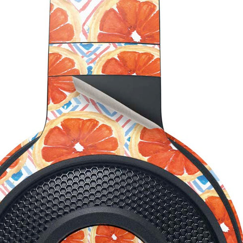 Bouffants and Broken Hearts Citrus Geo Razer Kraken X Skin