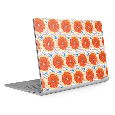 Bouffants and Broken Hearts Citrus Geo Surface Book 2 13.5in Skin