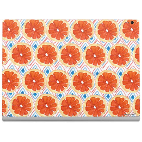 Bouffants and Broken Hearts Citrus Geo Surface Book 2 13.5in Skin