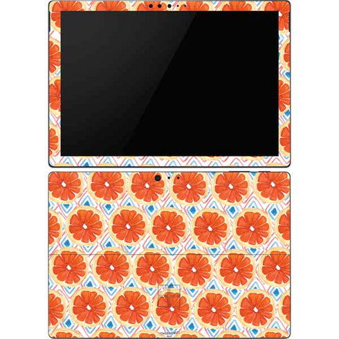 Bouffants and Broken Hearts Citrus Geo Surface Pro 6 Skin