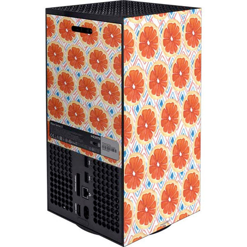 Bouffants and Broken Hearts Citrus Geo Xbox Series X Bundle Skin