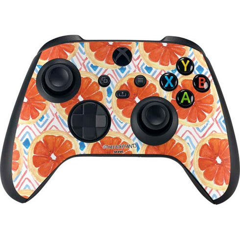 Bouffants and Broken Hearts Citrus Geo Xbox Series X Skins