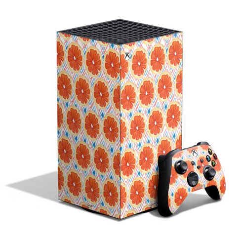Bouffants and Broken Hearts Citrus Geo XBox Series X Digital Edition Bundle Skin