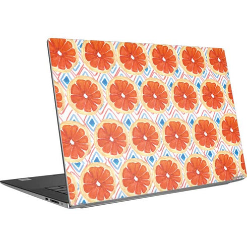 Bouffants and Broken Hearts Citrus Geo Dell XPS Skin