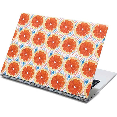 Bouffants and Broken Hearts Citrus Geo Yoga 910 2-in-1 14in Touch-Screen Skin