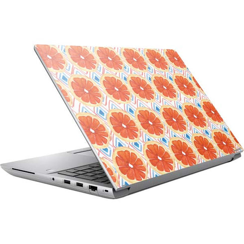 Bouffants and Broken Hearts Citrus Geo HP ZBook Fury 16 G10 Skin