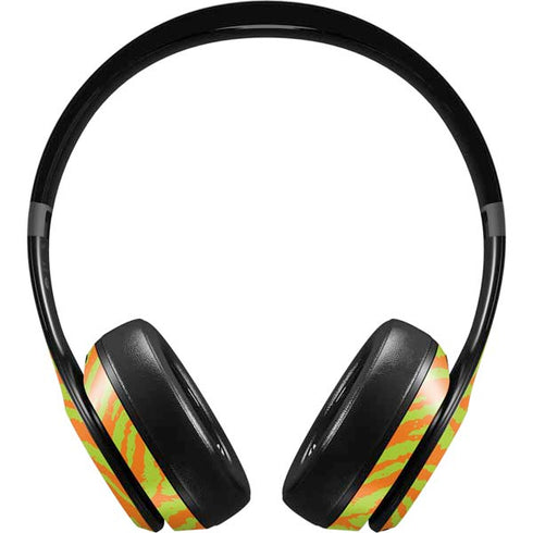 Citrus Tiger Animal Print Color Pop Beats Studio Pro Wireless Headphones Skin