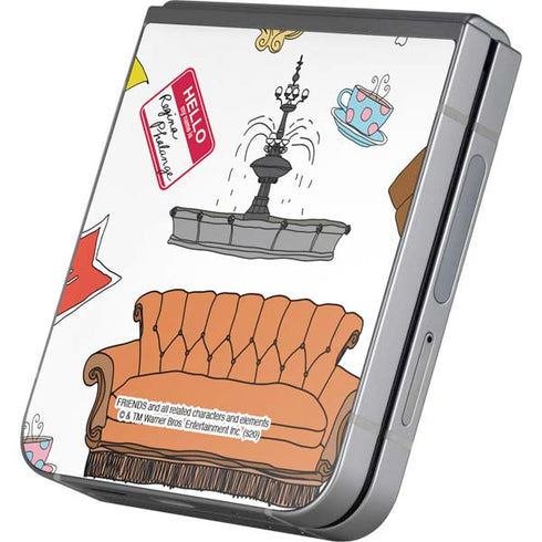 Warner Bros Classic FRIENDS Icons Galaxy Z Flip6 Skin