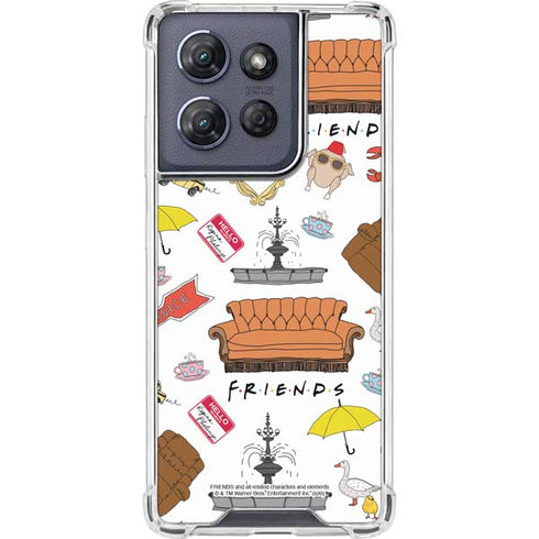 Warner Bros Classic FRIENDS Icons Moto G Power 5G (2025) Clear Case