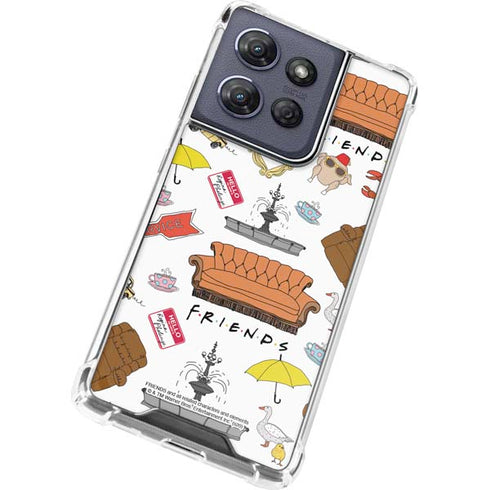 Warner Bros Classic FRIENDS Icons Moto G Power 5G (2025) Clear Case