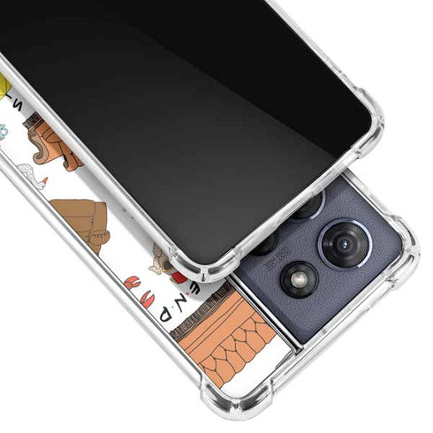 Warner Bros Classic FRIENDS Icons Moto G Power 5G (2025) Clear Case