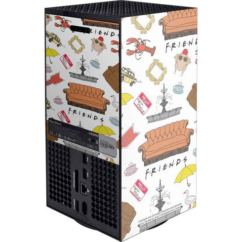 Warner Bros Classic FRIENDS Icons XBox Series X Digital Edition Console Skin