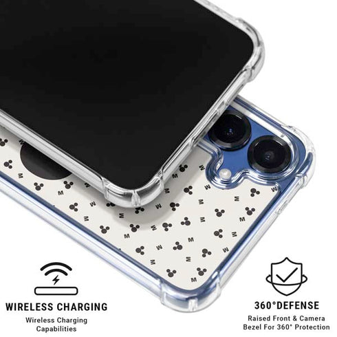 Disney Mickey Mouse Classic Galaxy S25 Plus Clear Case