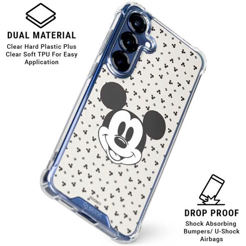 Disney Mickey Mouse Classic Galaxy S25 Plus Clear Case