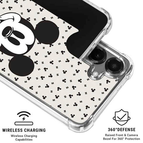 Disney Mickey Mouse Classic Galaxy S26 Clear Case