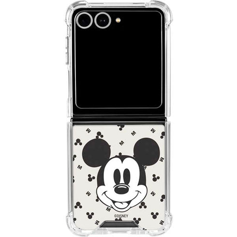 Disney Mickey Mouse Classic Galaxy Z Flip7 Clear Case