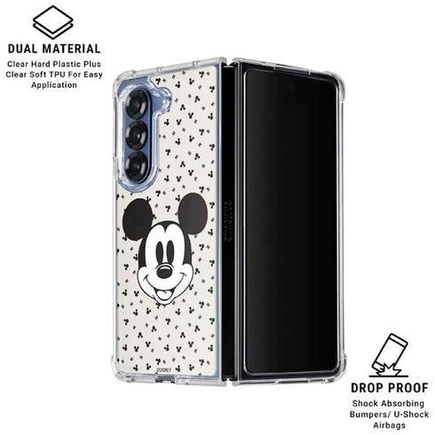 Disney Mickey Mouse Classic Galaxy Z Fold6 Clear Case