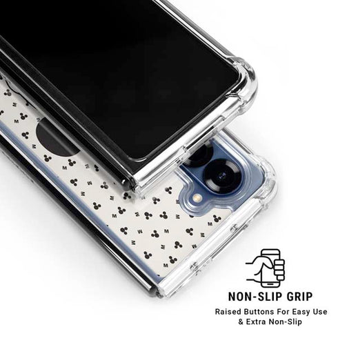 Disney Mickey Mouse Classic Galaxy Z Fold6 Clear Case