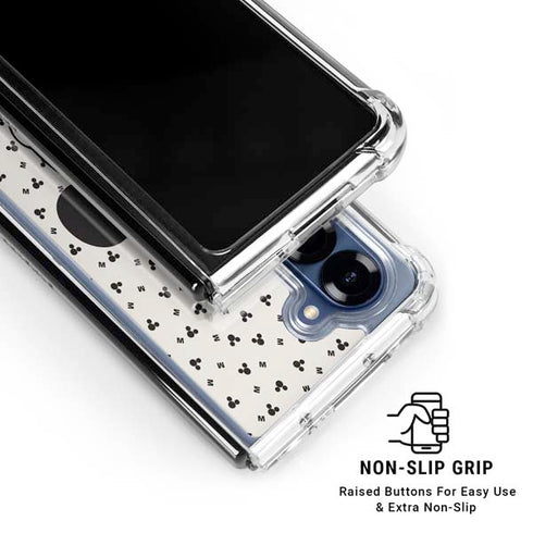 Disney Mickey Mouse Classic Galaxy Z Fold7 Clear Case