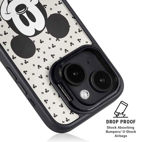 Disney Mickey Mouse Classic iPhone 15 Plus Kickstand Case