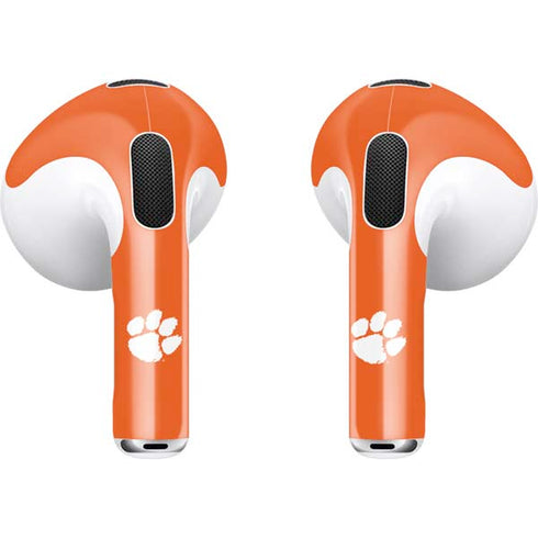 Clemson University Tiger Print Apple AirPods (3rd Gen 2021) Skin
