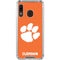 Clemson University Tiger Print Galaxy A30 Clear Case
