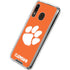 Clemson University Tiger Print Galaxy A30 Clear Case