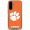 Clemson University Tiger Print Galaxy A36 5G Clear Case