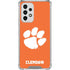 Clemson University Tiger Print Galaxy A53 5G Clear Case